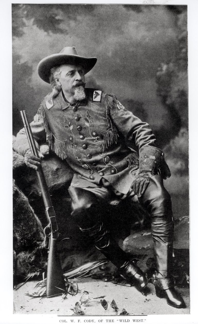 Pułkownik William Frederick Cody, znany również jako Buffalo Bill, 1903 autorstwa English School