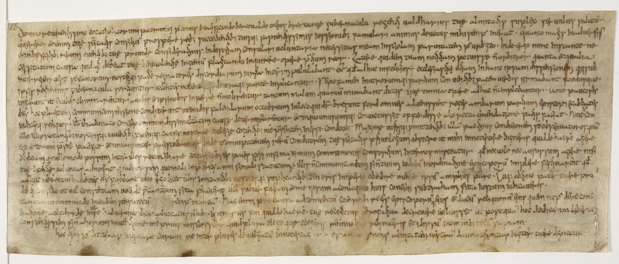Cotton Augustus ii 18, list Wealdhere, c.704, najwcześniejszy list zamknięty autorstwa English School
