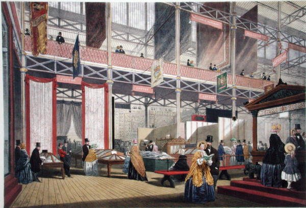 Cotton, z Dickinsons Comprehensive Pictures of the Great Exhibition of 1851, opublikowany 1854 autorstwa English School