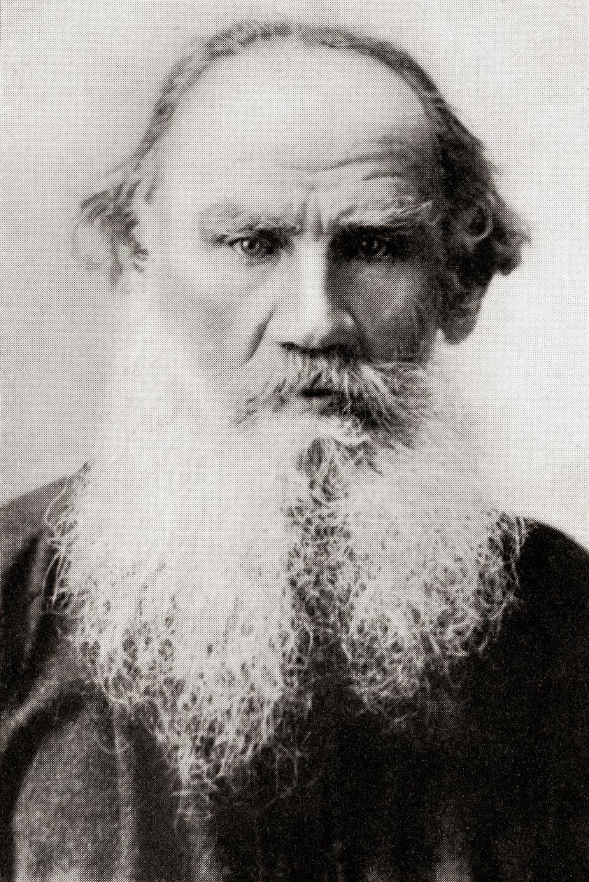 Hrabia Lew Nikołajewicz Tołstoj, aka Lew Tołstoj, z Hutchinson