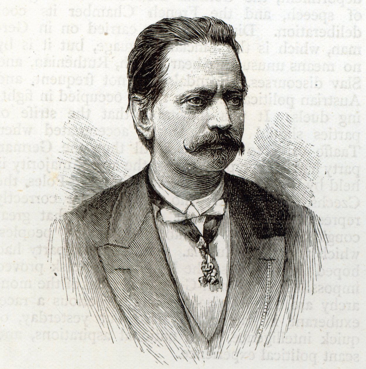 Hrabia Taafe, z „Godziny wypoczynku”, 1891 autorstwa English School