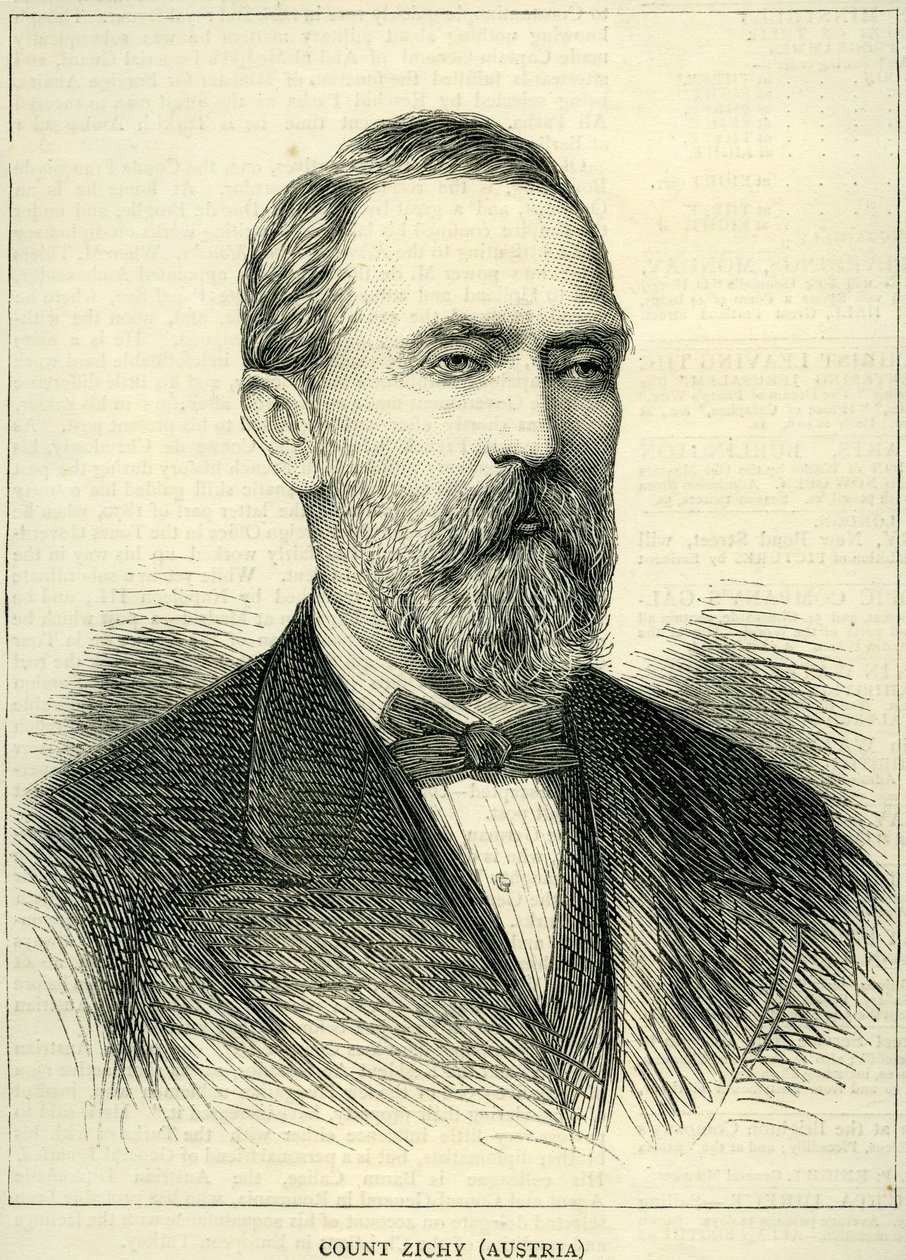 Hrabia Zichy z Grafiki 1877 autorstwa English School