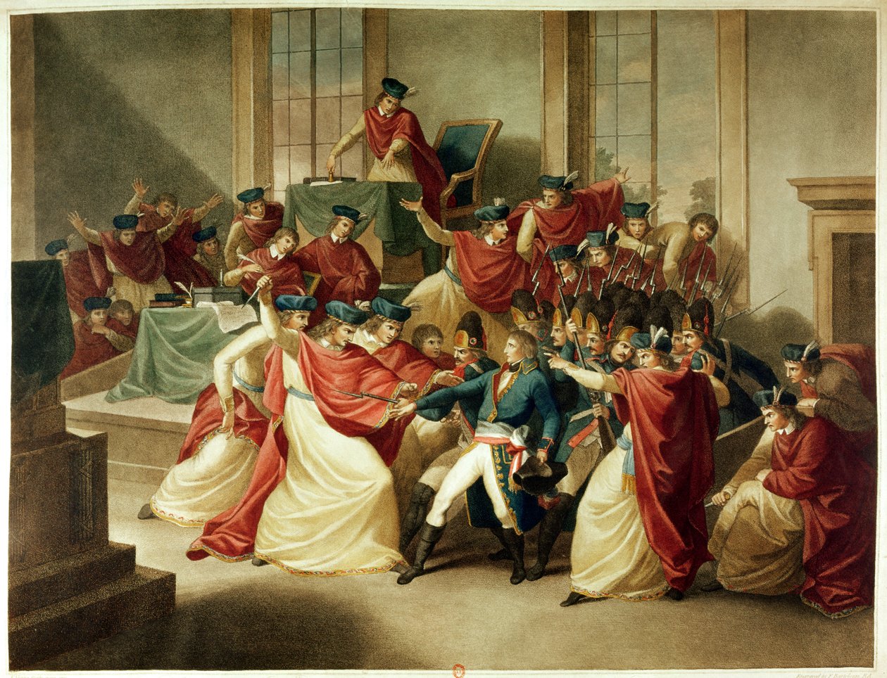 zamach stanu 18 Brumaire, 10 listopada 1799 autorstwa English School