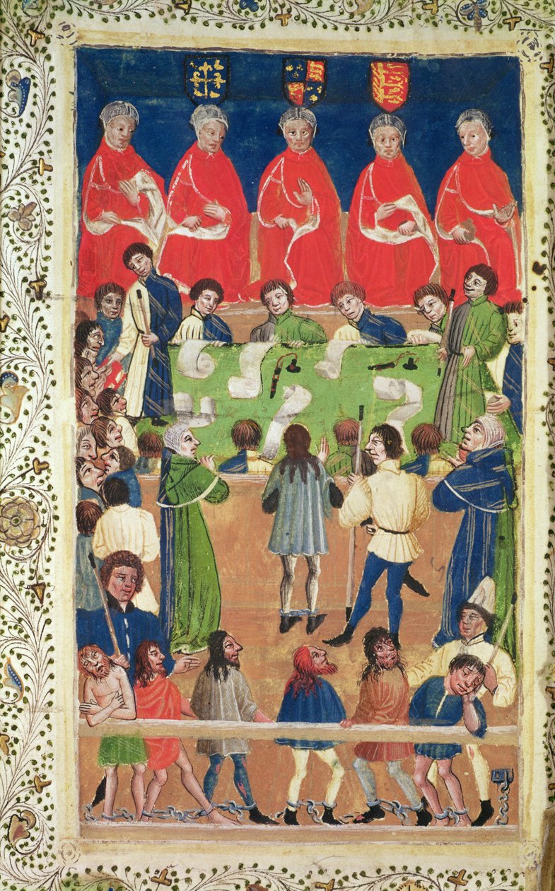 Court of Kings Bench, Westminster Hall, ok. 1460 autorstwa English School