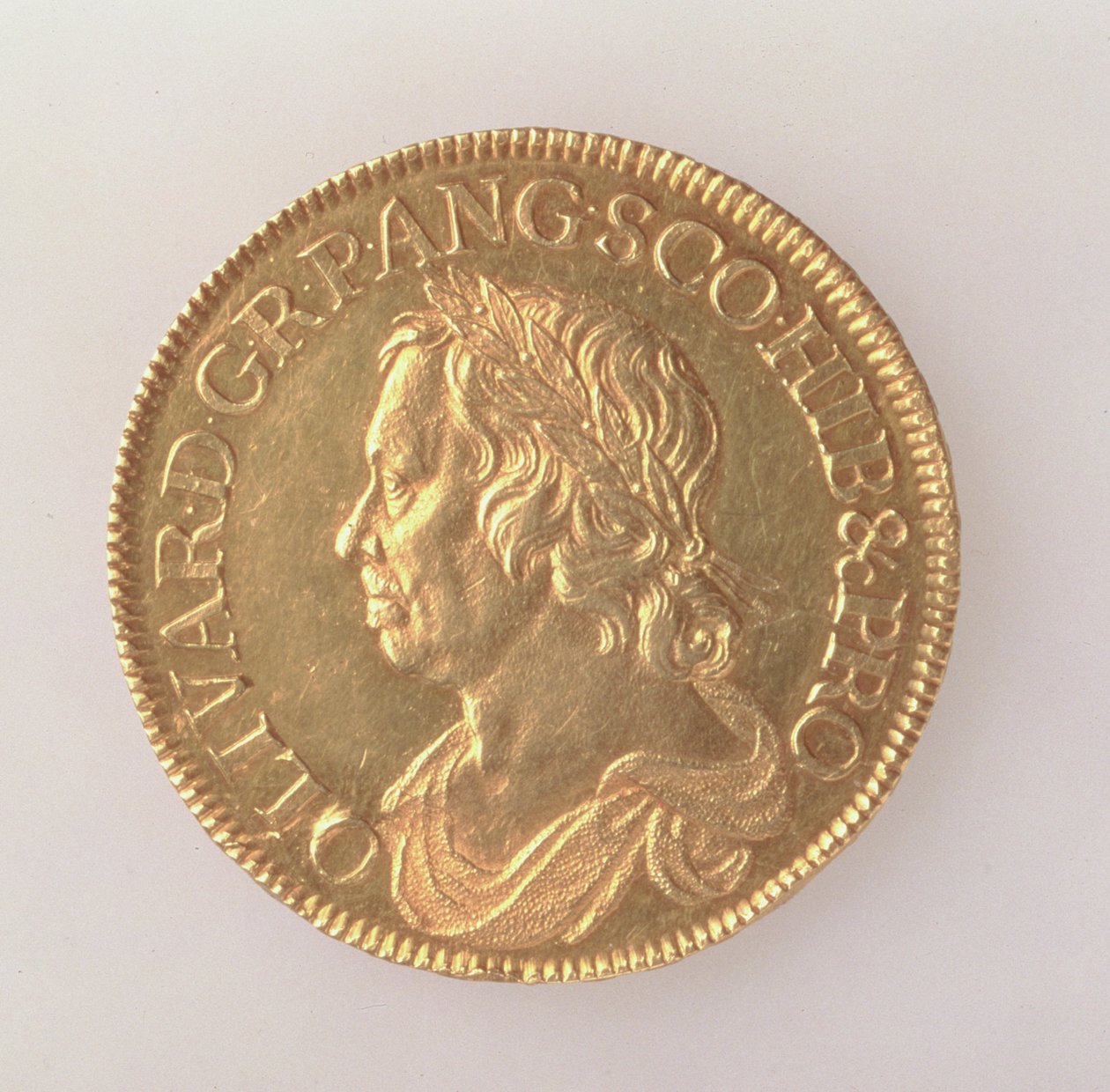 Crown of Oliver Cromwell (1599-1658), London Mint, 1658 (awers) (złoto) (dla rewersu patrz 168064) autorstwa English School