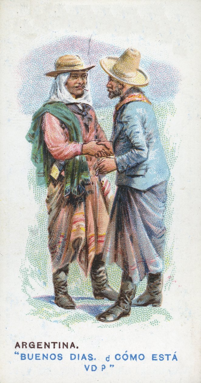 Zwyczajowe Pozdrowienie w Argentynie, 1907 autorstwa English School