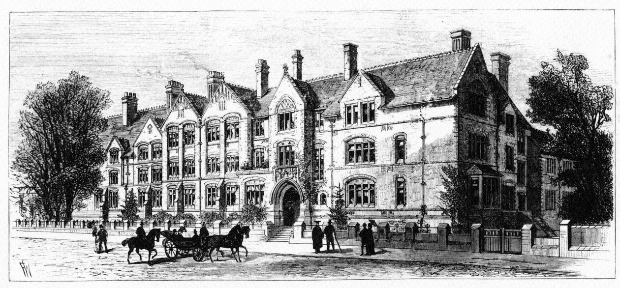 Dalton Hall, rezydencja dla studentów Victoria University, Manchester autorstwa English School
