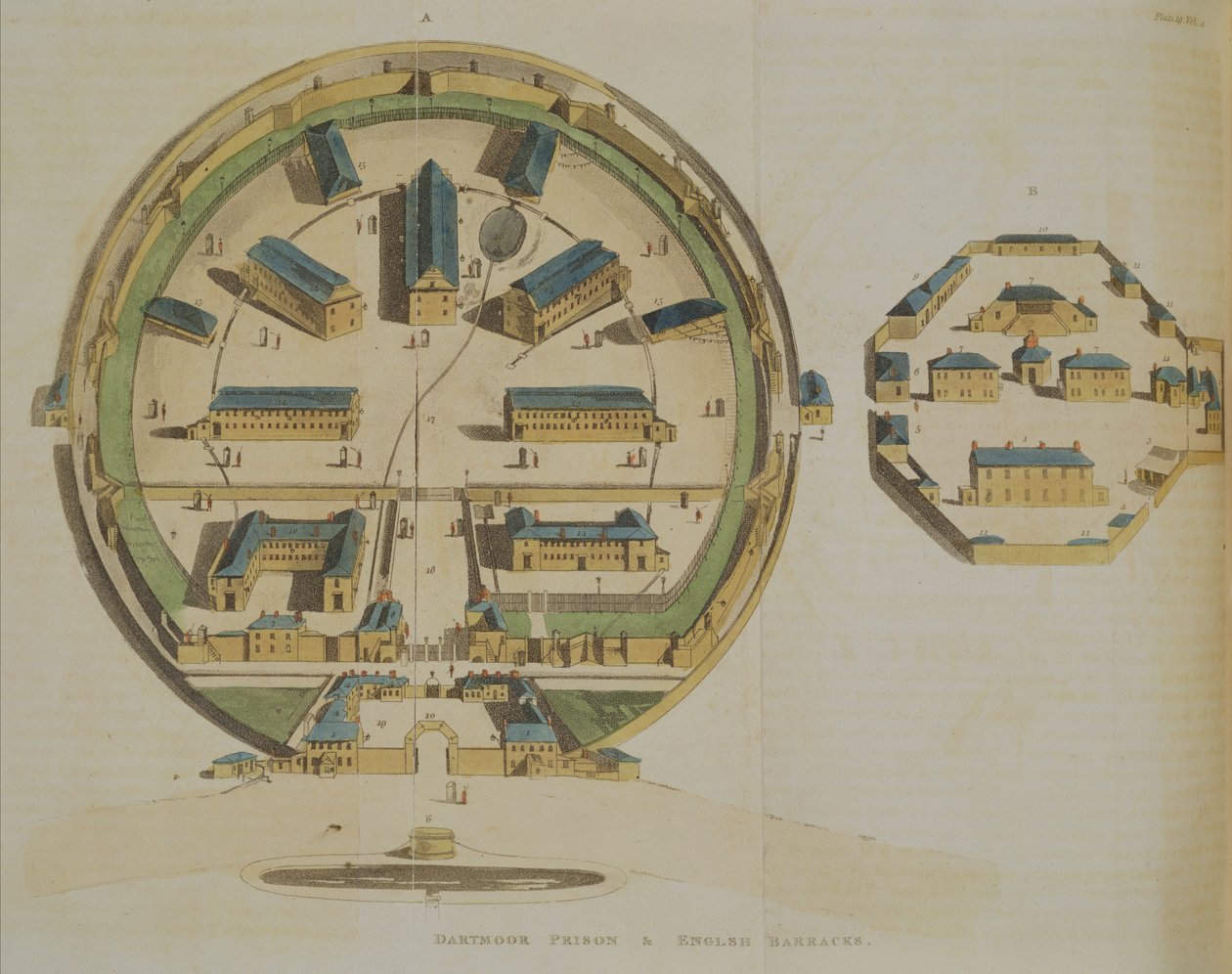 Więzienie Dartmoor, 1810 autorstwa English School