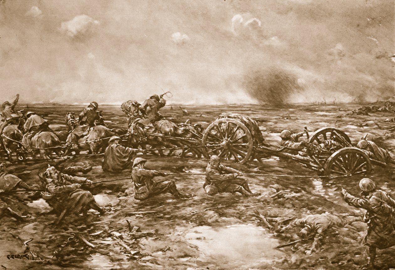 Trudności w transporcie broni, 1914-19 autorstwa English School