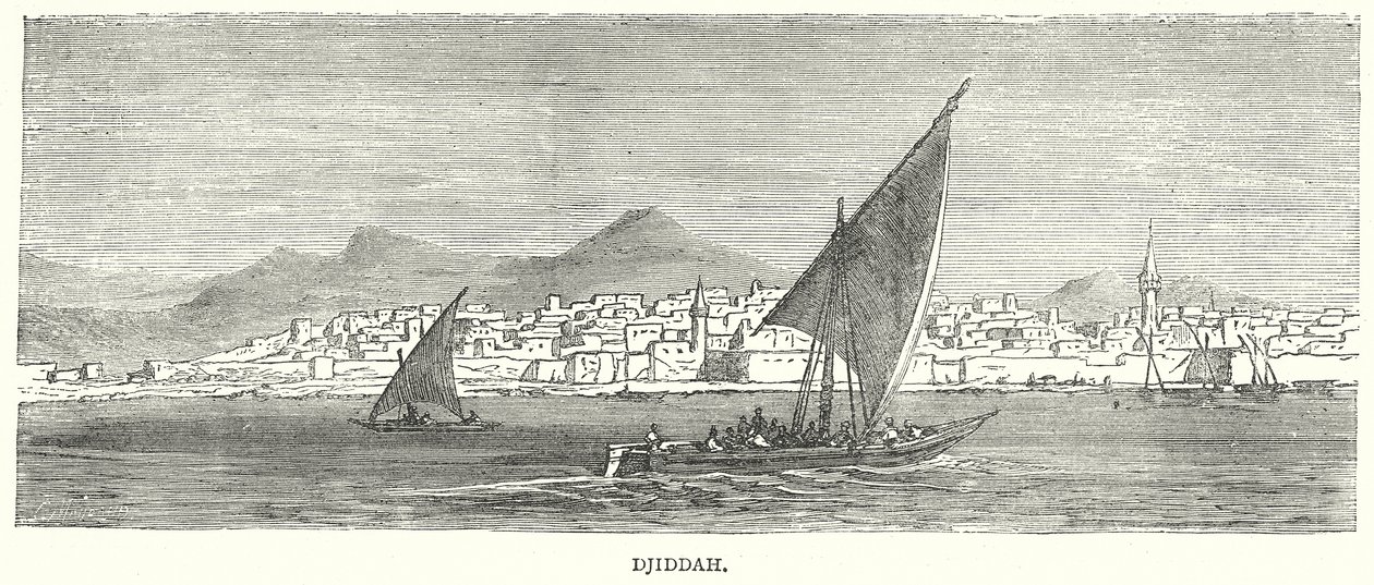 Djiddah (grawerunek) autorstwa English School