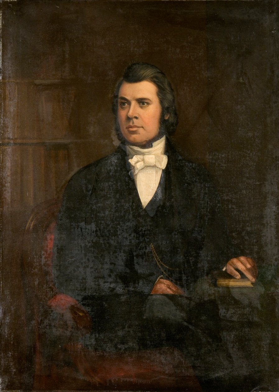 Dr John Emlyn Jones (olej na płótnie) autorstwa English School