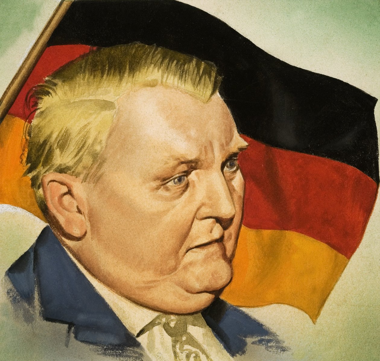 Dr Ludwig Erhard autorstwa English School