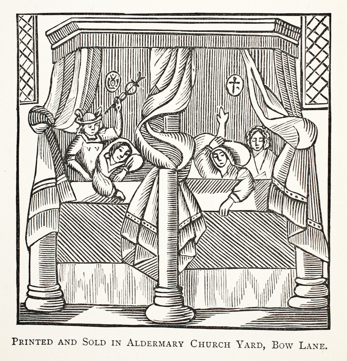 Sny i krety, ilustracja z książki Rozdział XVIII, autorstwa Johna Ashtona, wyd. 1882 autorstwa English School