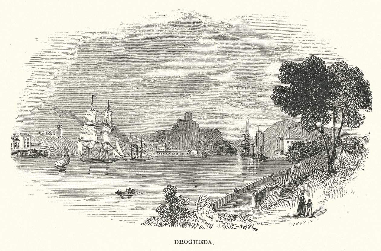 Drogheda (grawerunek) autorstwa English School