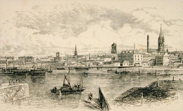 Dundee ok. 1880 r., ze „Scottish Pictures” wydanego przez religijne Towarzystwo Traktu autorstwa English School