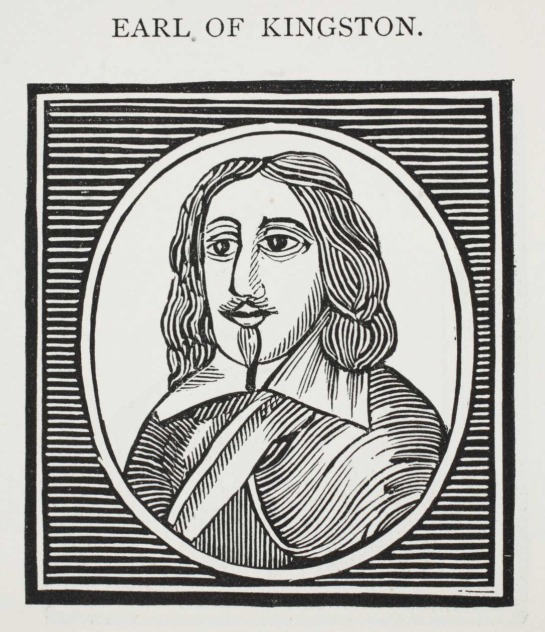 Earl of Kingston (1600-80), ilustracja z książki Chap z XVIII wieku autorstwa Johna Ashtona, wyd. 1882 autorstwa English School