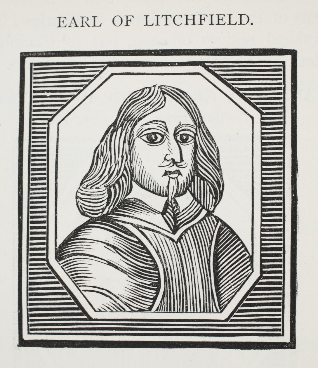 Earl of Litchfield, ilustracja z książki Chap z XVIII wieku autorstwa Johna Ashtona, wyd. 1882 autorstwa English School