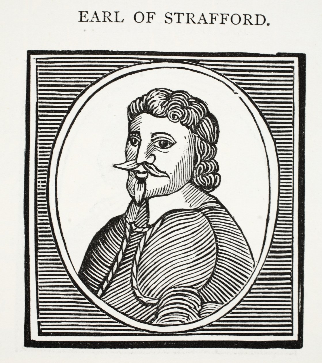 Earl of Strafford, ilustracja z książki Chap-books of the Eighteenth Century Johna Ashtona, wyd. 1882 autorstwa English School