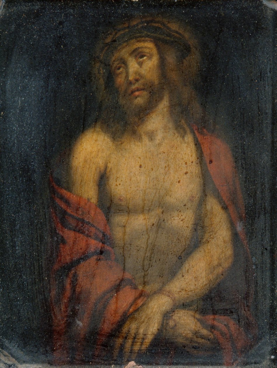 Ecce Homo, ok. 1775 (olej na miedzi) autorstwa English School