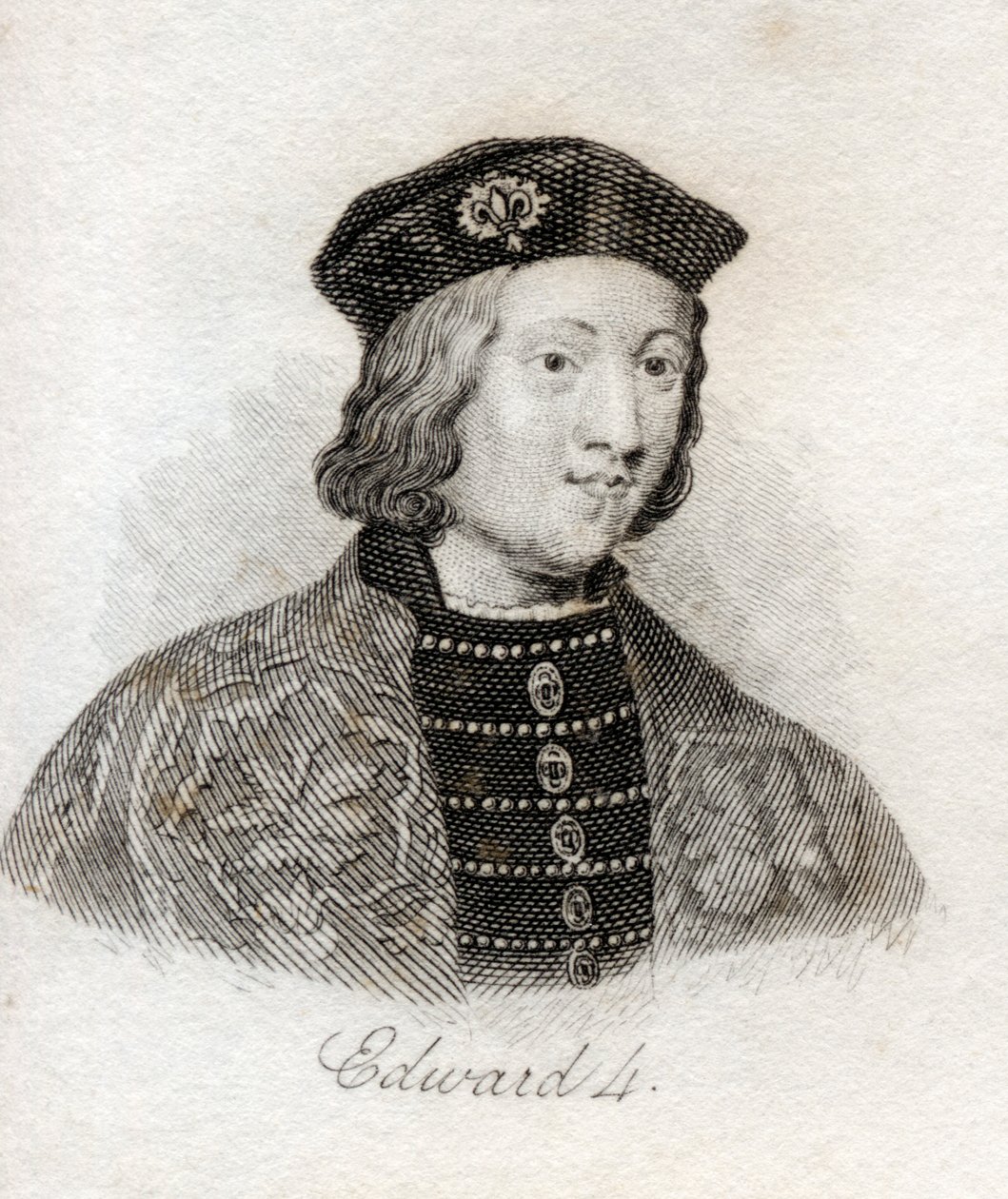 Edward IV, ze „Słownika historycznego Krabba”, opublikowanego w 1825 r. autorstwa English School