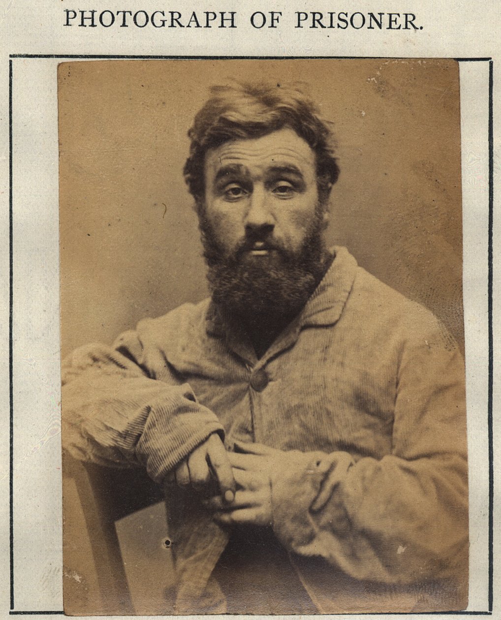 Edward Shevlin, c.1870 (zdjęcie w sepii) autorstwa English School