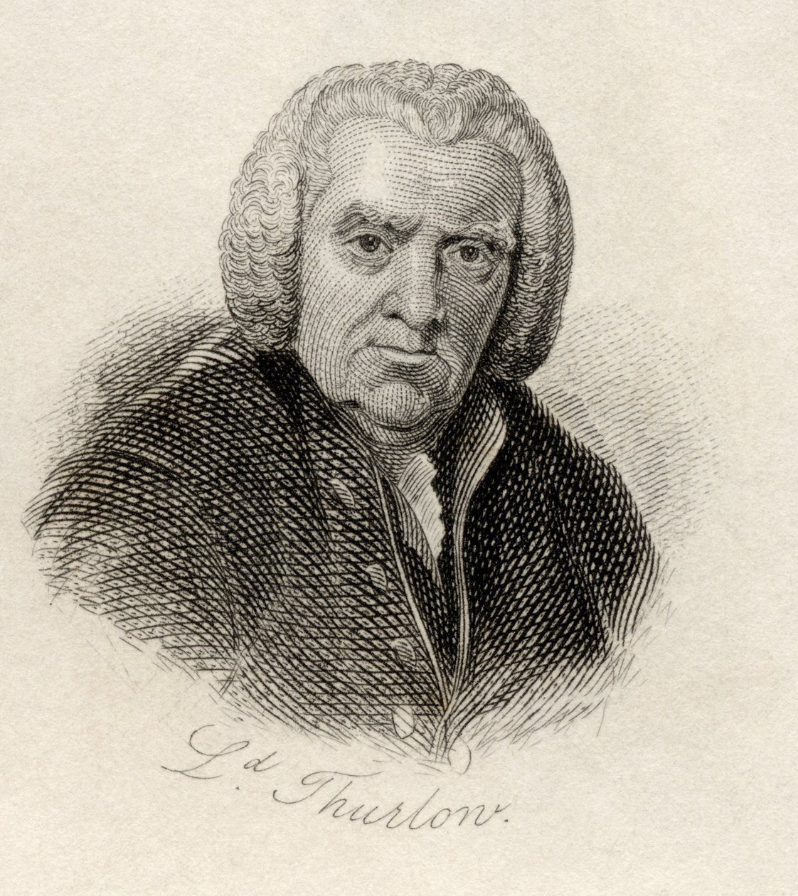 Edward Thurlow, z „Słownika historycznego Krabba”, opublikowanego w 1825 r. autorstwa English School