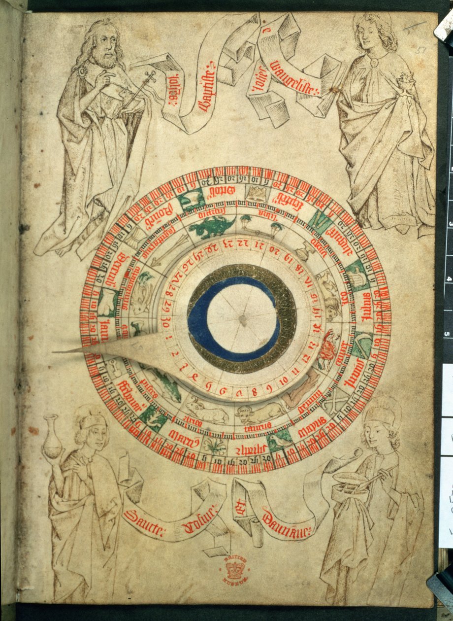 Egerton Ms 2575 fol.51 Cyrulik-chirurg, koniec XV w. (welum) autorstwa English School