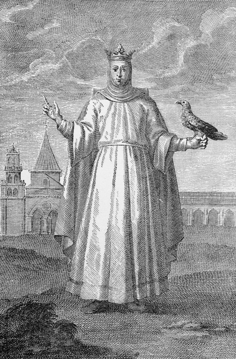 Eleonora, córka Henryka II z Anglii (1133-89), żona Alfonsa VIII z Kastylii (ok.1155-1214) autorstwa English School