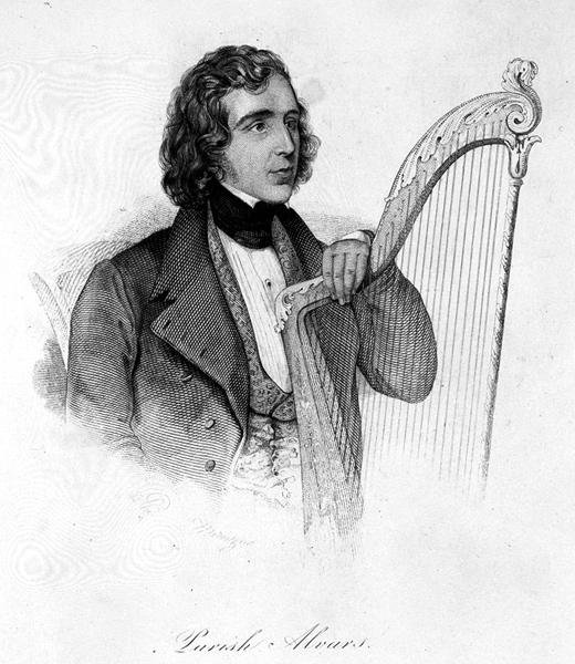 Elias Parrish Alvars (1808-49) (grafika) autorstwa English School