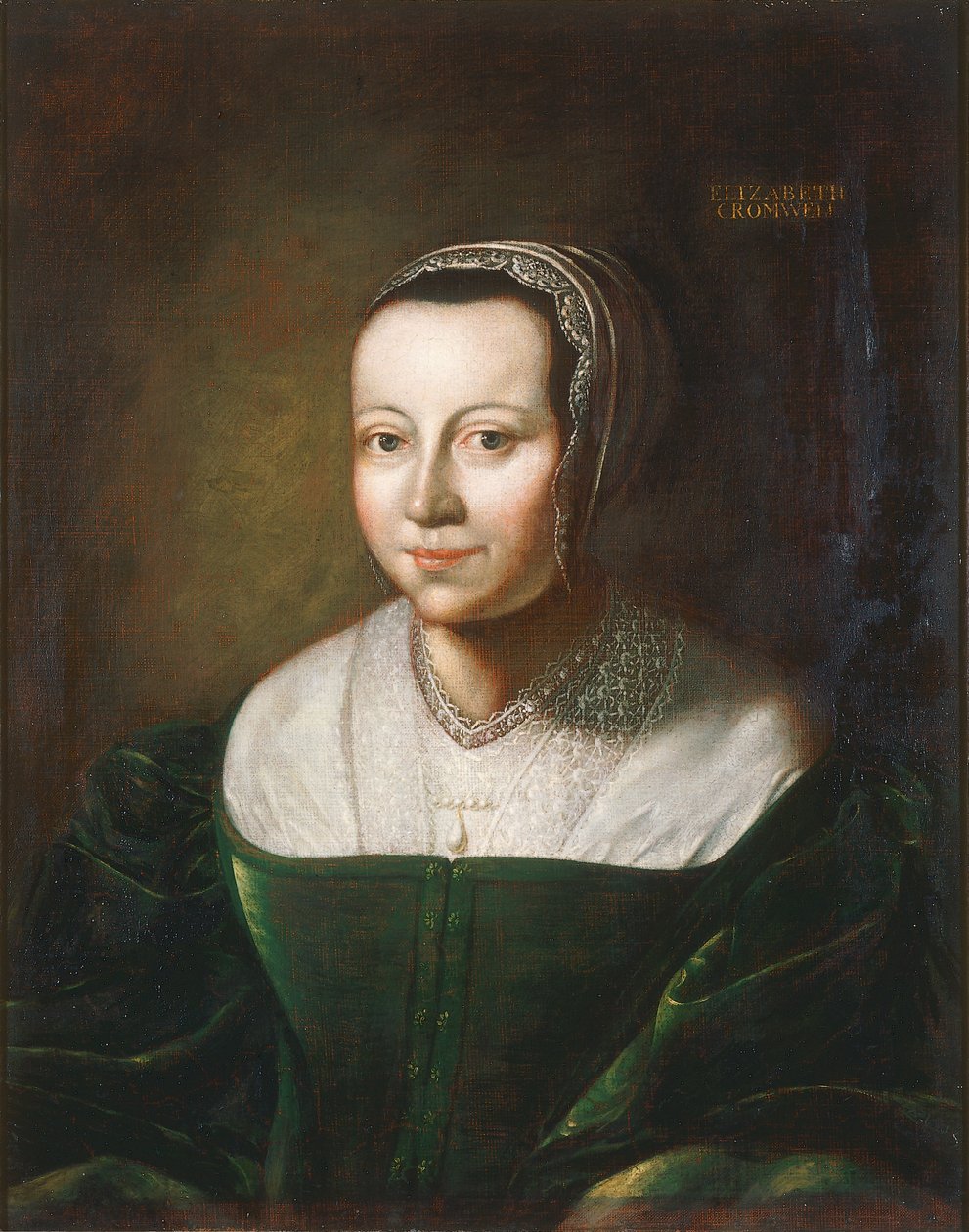 Elizabeth Cromwell, z domu Bourchier, ok. 1670-90 (olej na płótnie) autorstwa English School