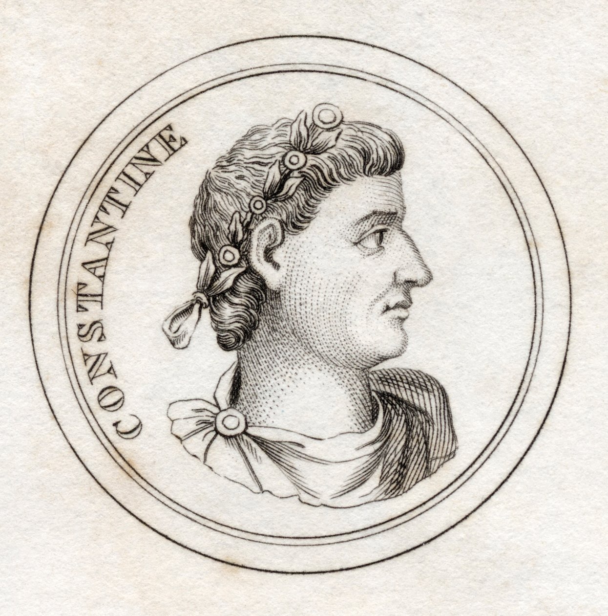 Cesarz Konstantyn, ze „Słownika historycznego Krabba”, opublikowanego w 1825 r. autorstwa English School
