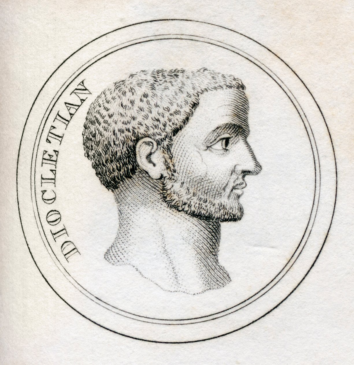 Cesarz Dioklecjan, ze „Słownika historycznego Krabba”, opublikowana w 1825 r. (lito) autorstwa English School