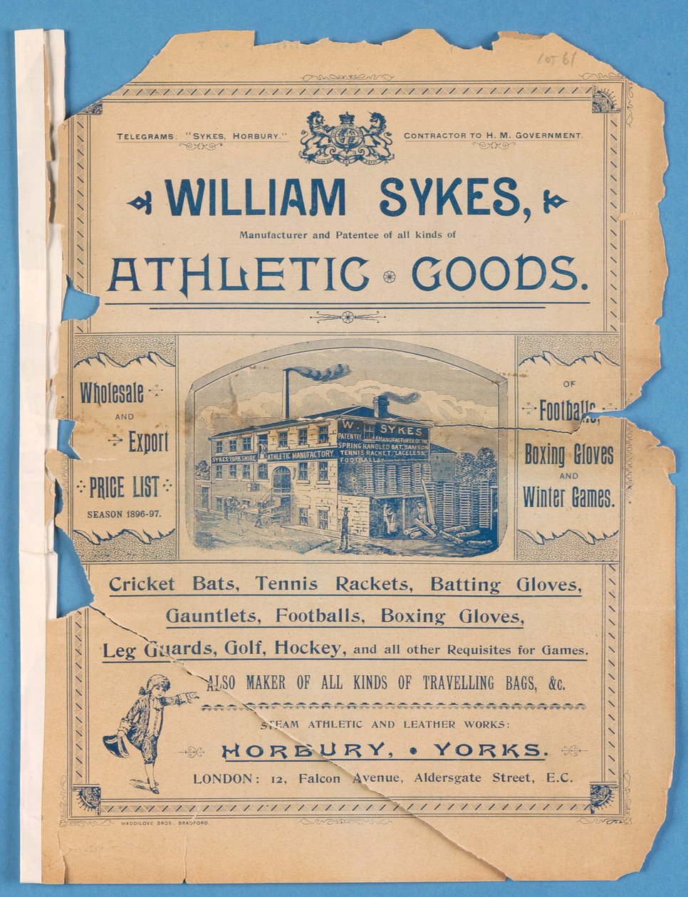 Katalog urządzeń wyprodukowany przez Williama Sykesa, 1896 autorstwa English School
