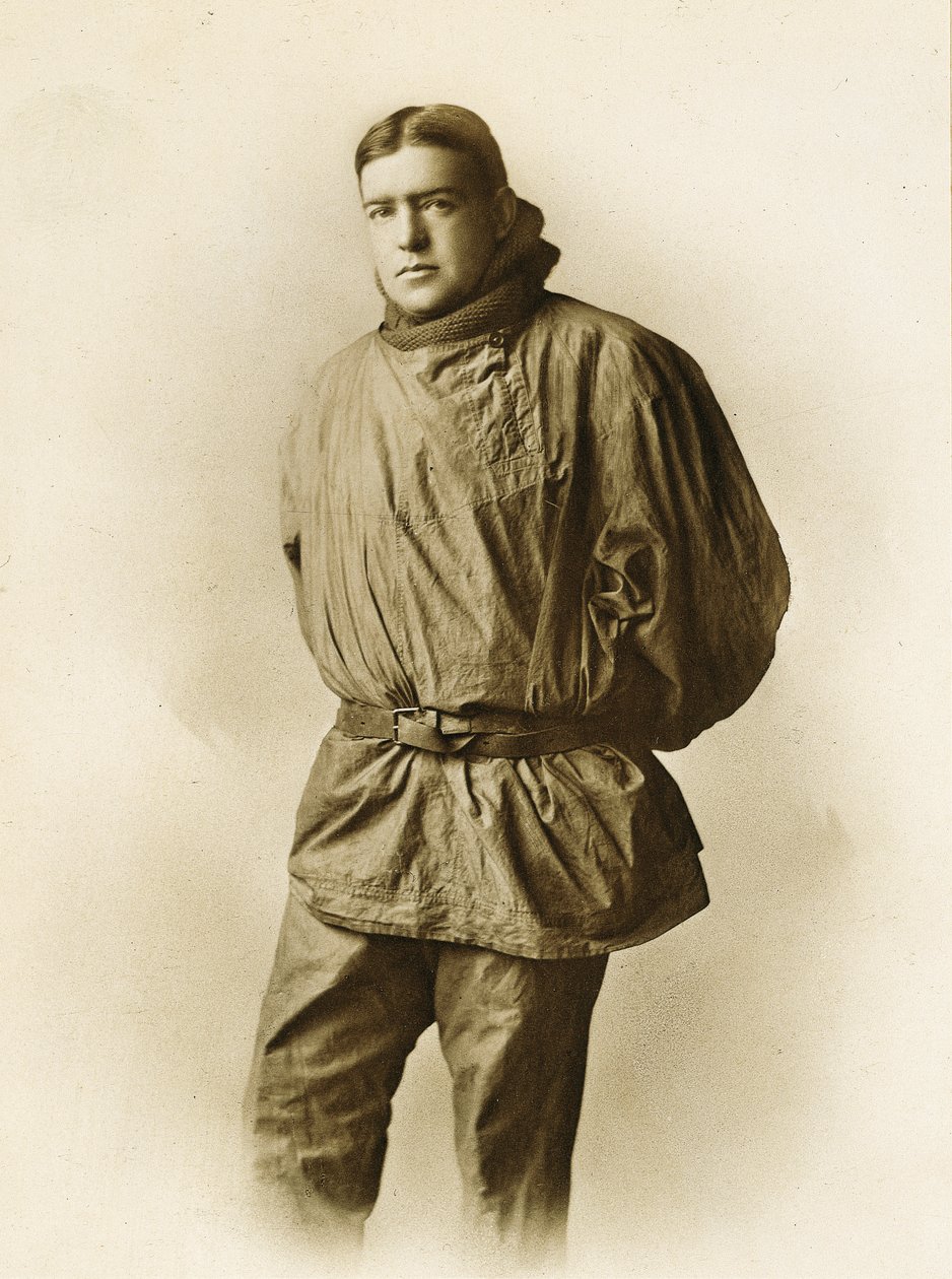 Ernest Shackleton (zdjęcie czarno-białe) autorstwa English School