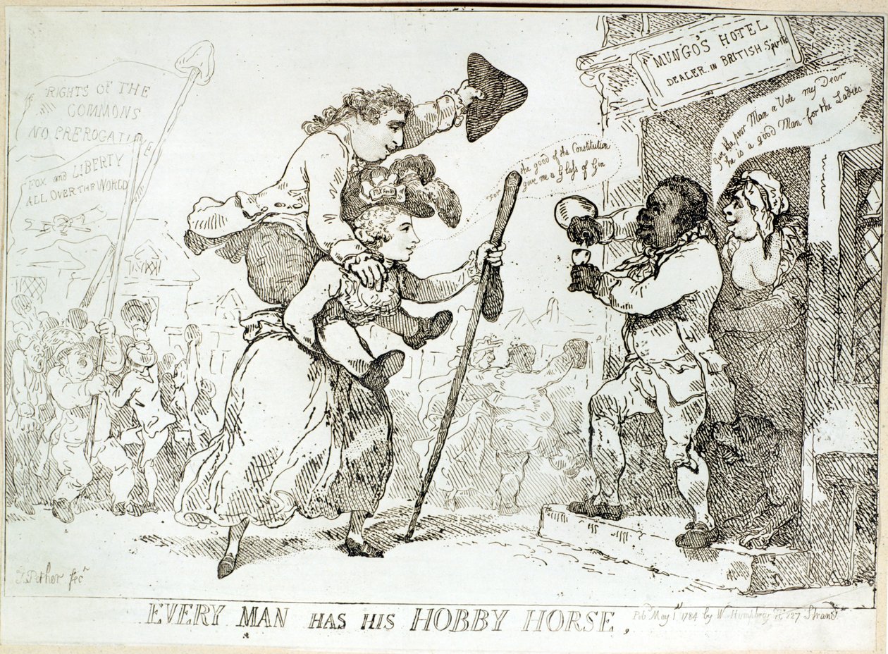 Każdy człowiek ma swojego konia hobbystycznego, opublikowana w 1784 r. autorstwa English School