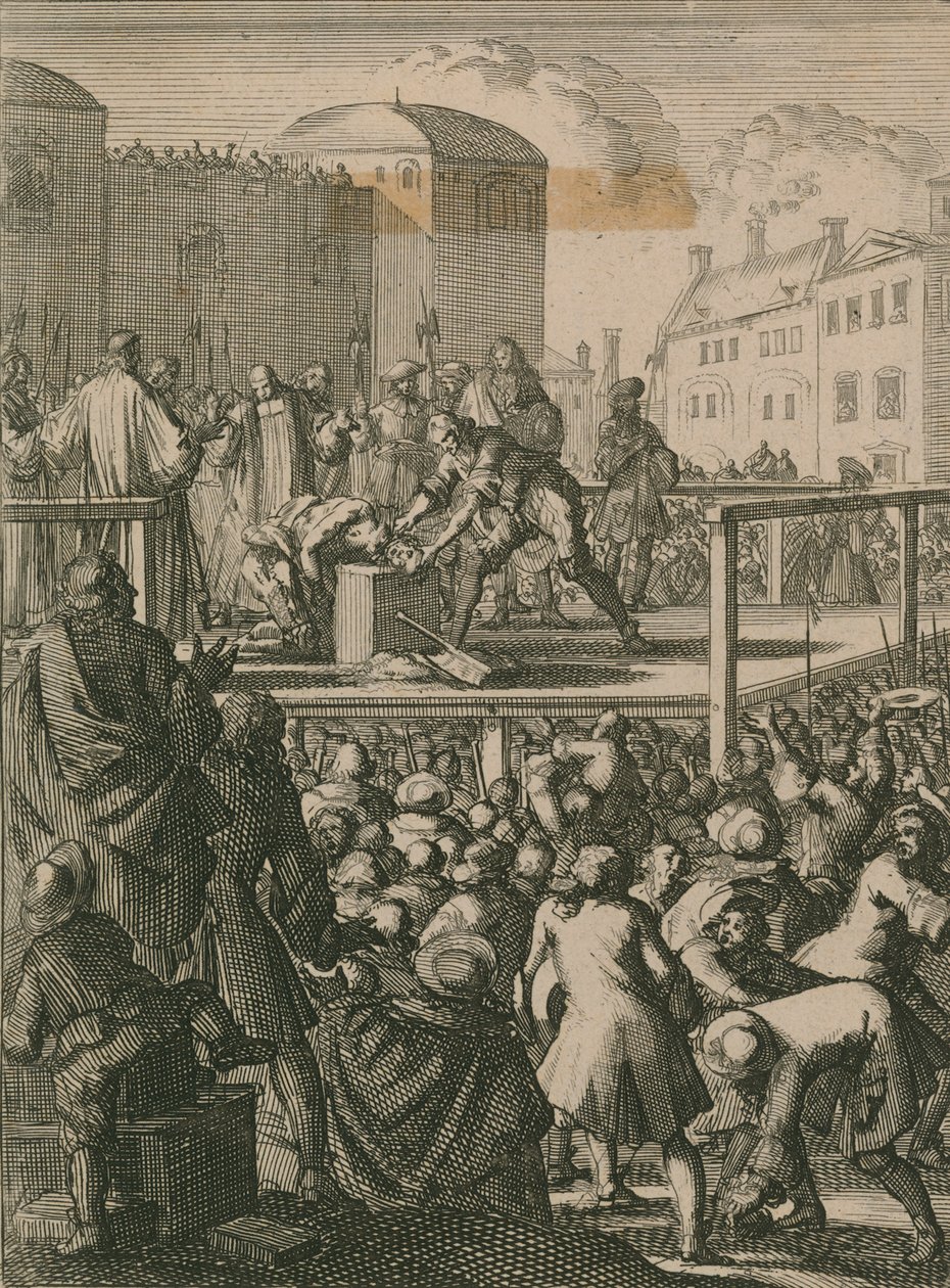 Egzekucja księcia Monmouth autorstwa English School