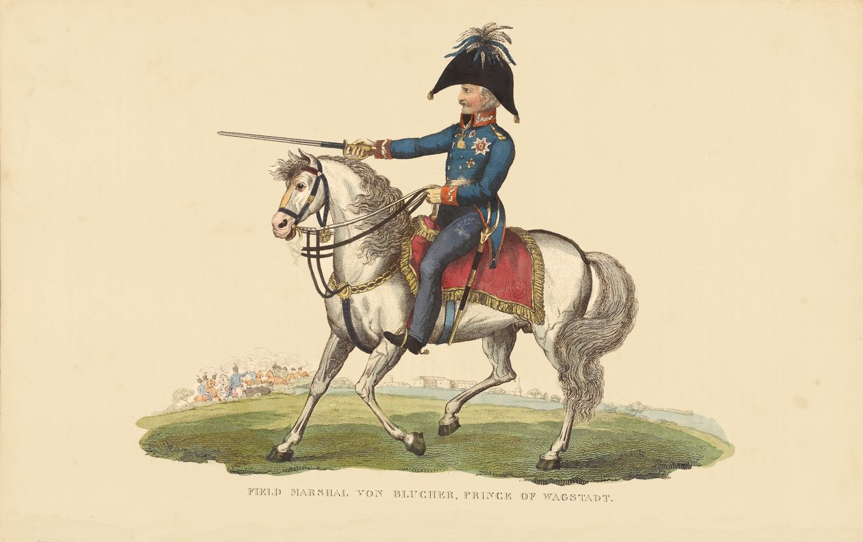 FM Von Blucher, książę Wagstadt autorstwa English School