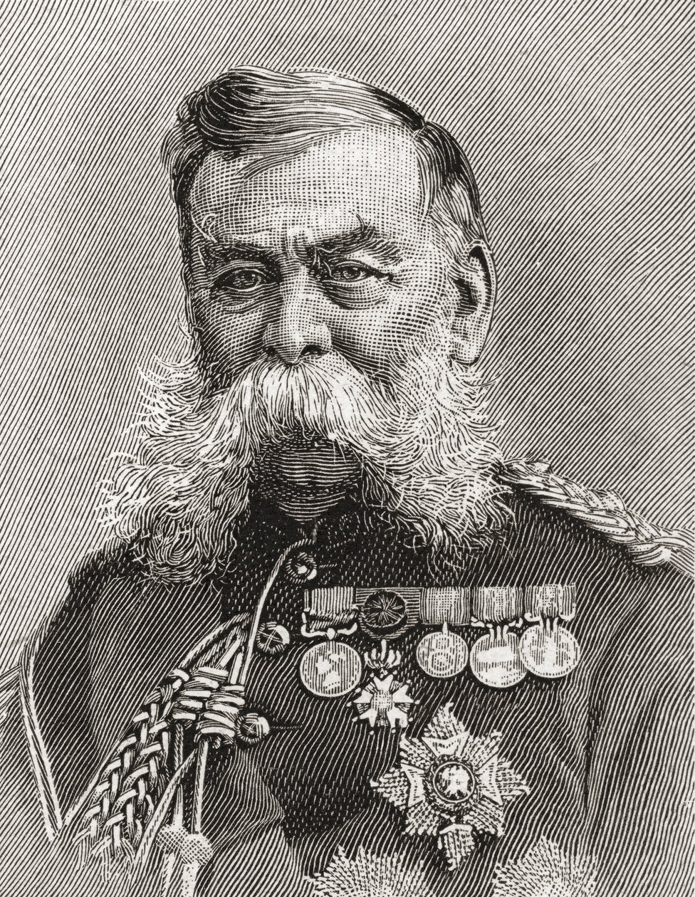 Feldmarszałek Sir John Linthorn Arabin Simmons autorstwa English School