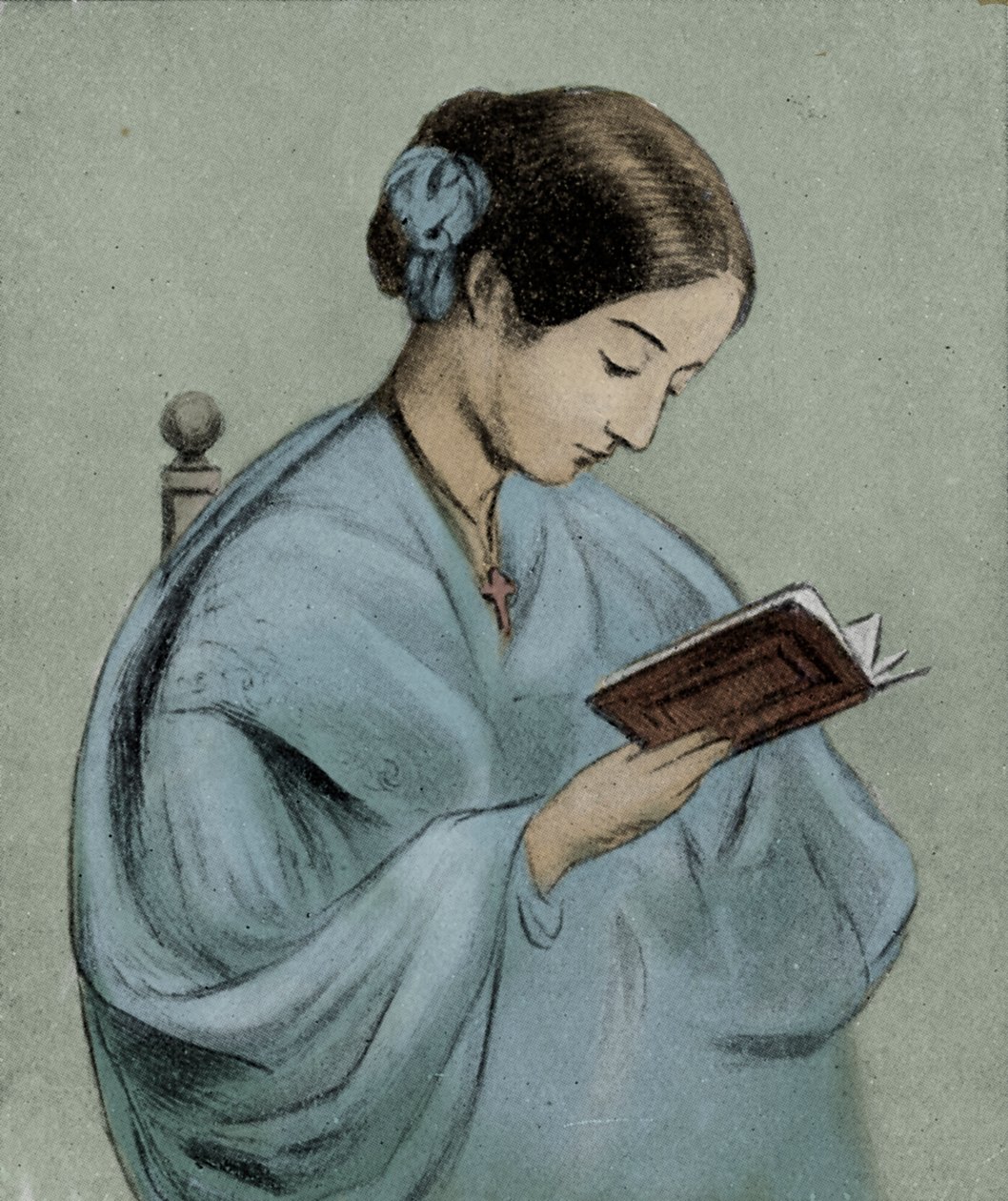 Florence Nightingale, z książki "Edward VII, jego życie i czasy autorstwa English School