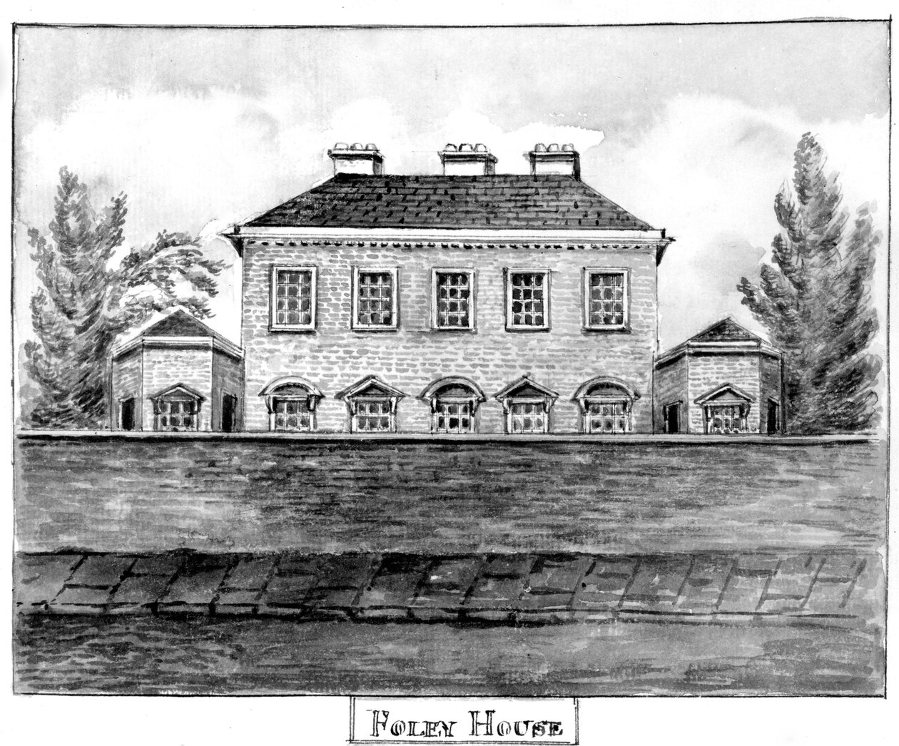Dom Foleya, ok. 1800 autorstwa English School