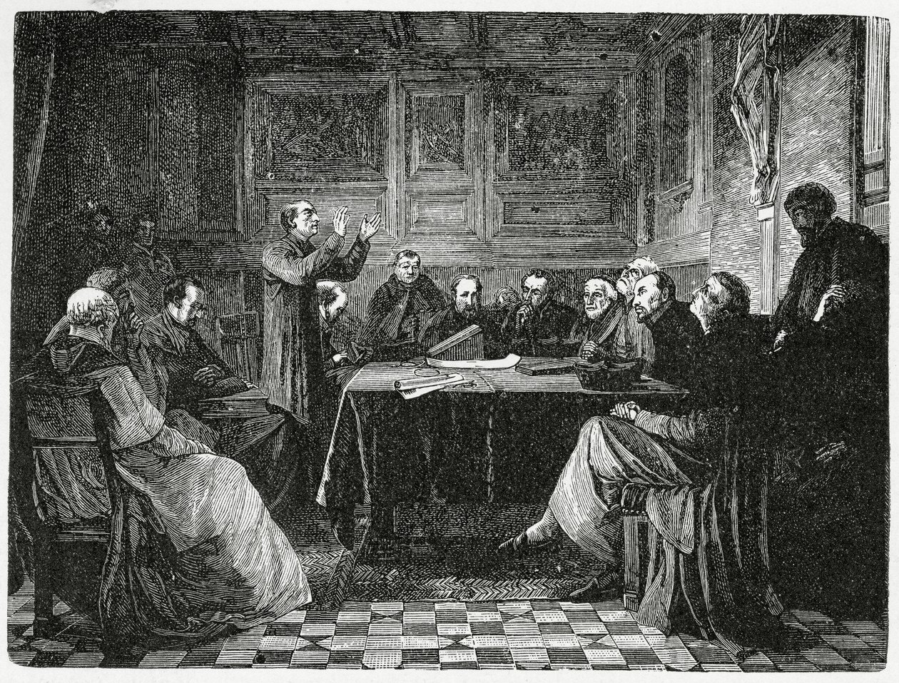 Powstanie zakonu jezuitów w 1540, 1882 autorstwa English School