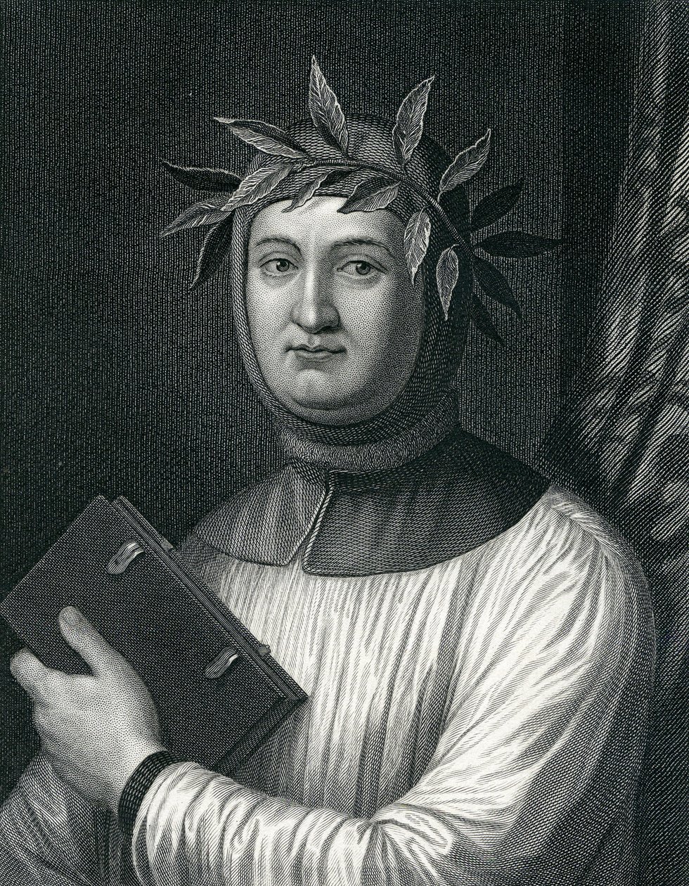 Francis Petrarka, XIX wiek autorstwa English School