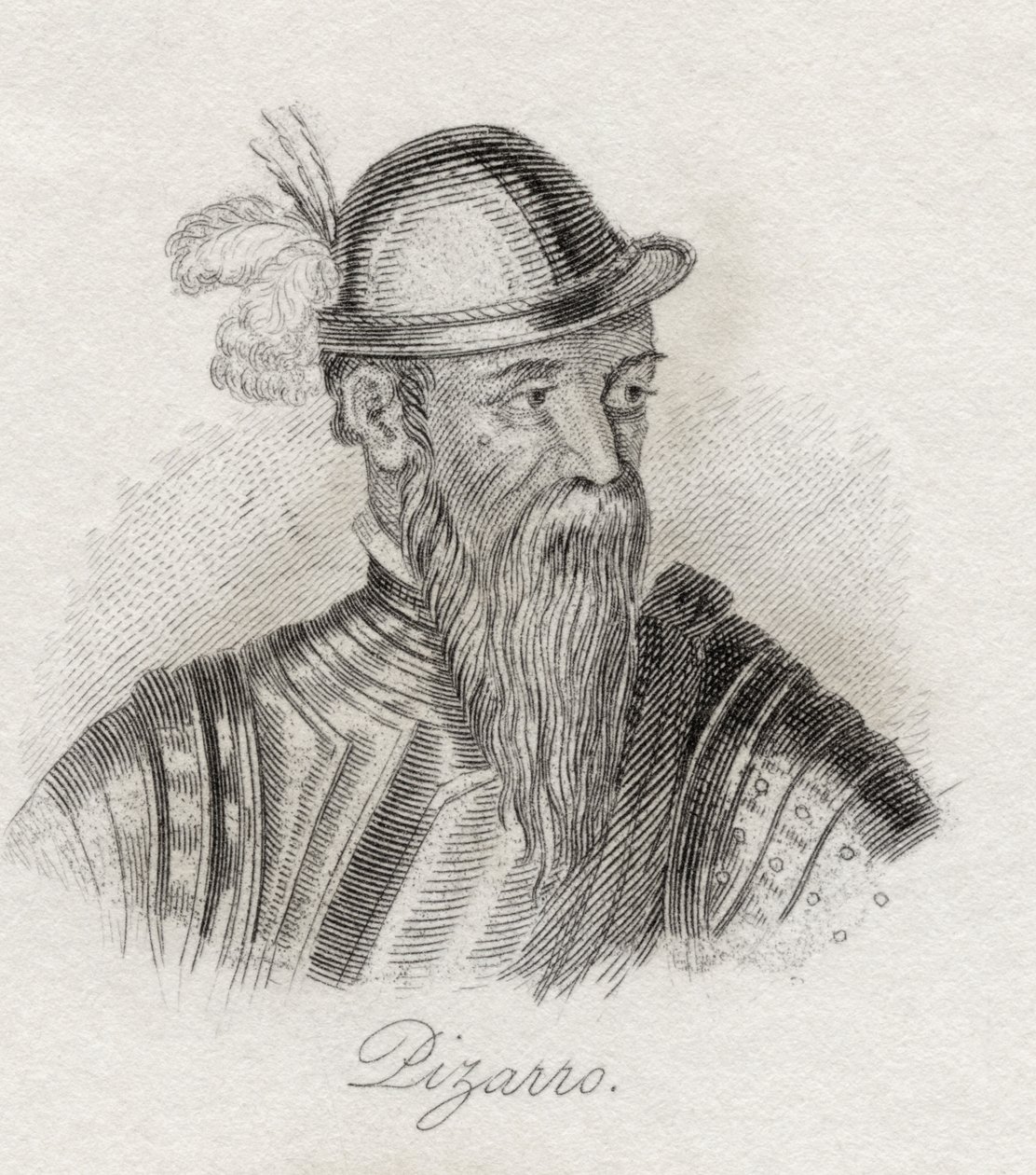 Francisco Pizarro Gonzalez, z „Słownika historycznego Krabba”, opublikowanego w 1825 r. autorstwa English School