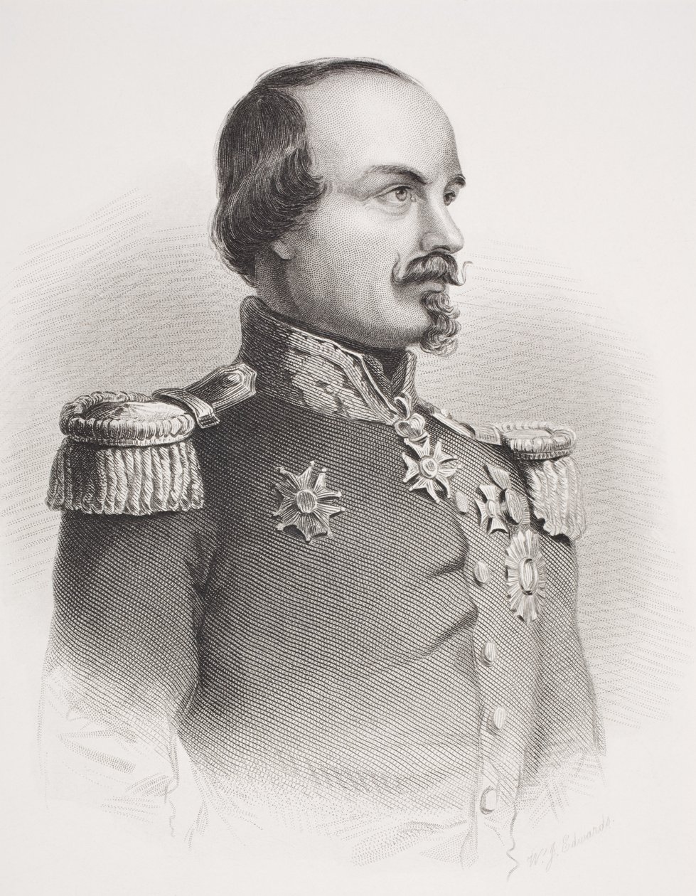 Francois Certain Canrobert, z „Galerii Portretów Historycznych”, wydana ok. 1880 r. autorstwa English School