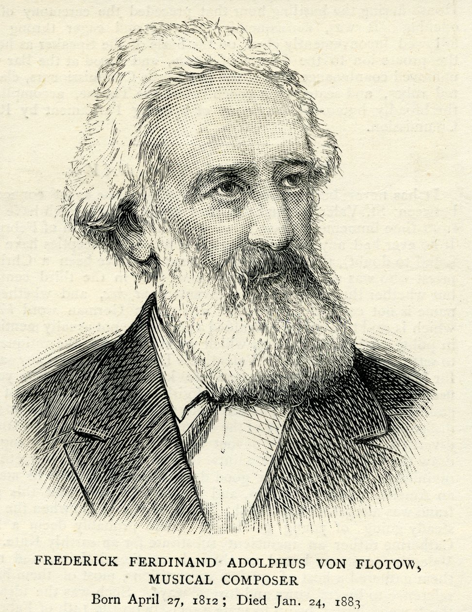 Fryderyk Ferdynand Adolphus von Flotow (1812-83) autorstwa English School