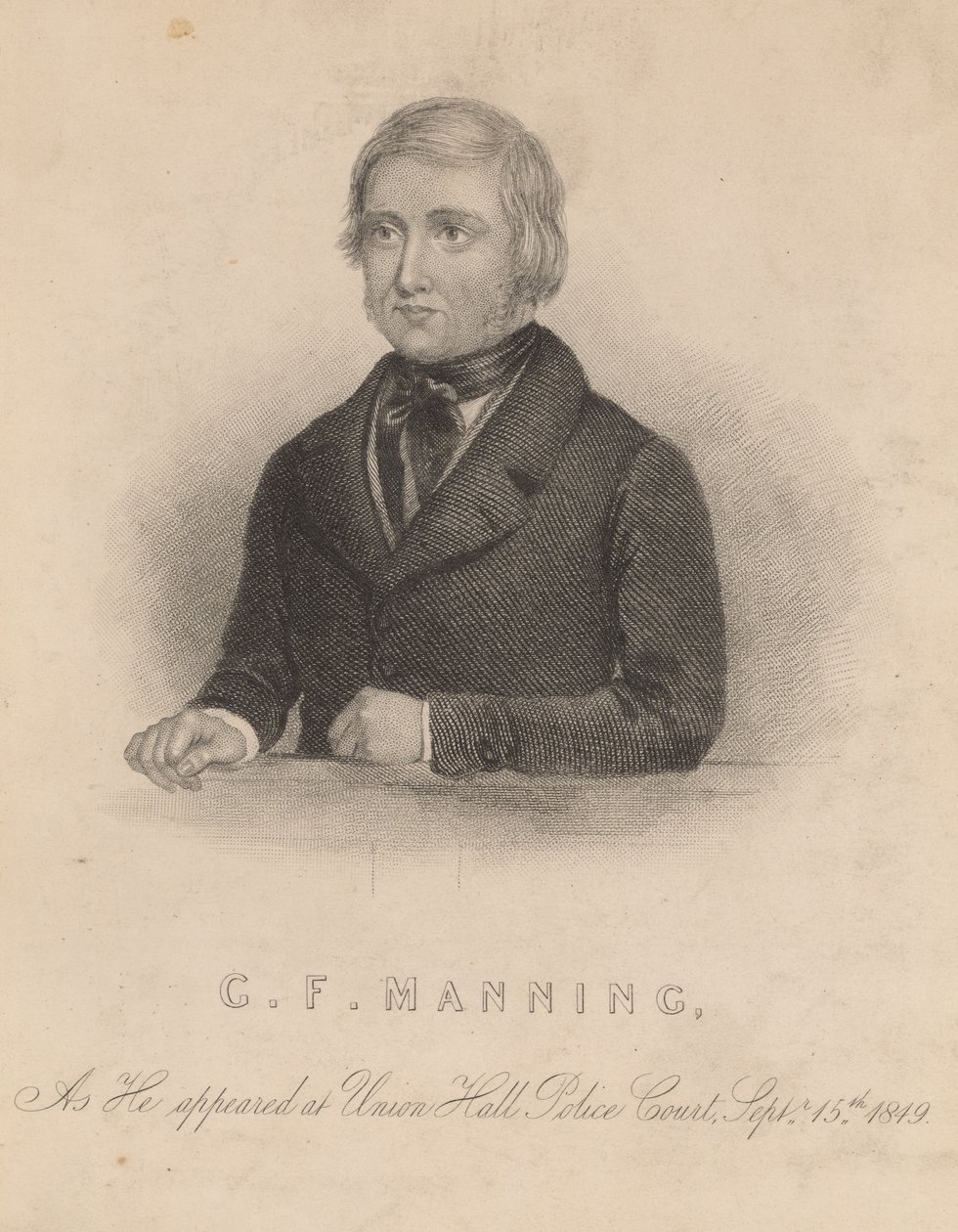 Frederick George Manning, który wraz z żoną Marie Manning zamordował Patricka O