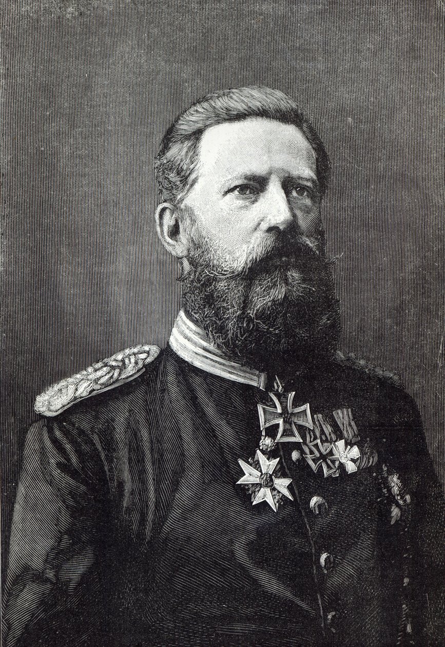 Fryderyk III, z "Godziny wypoczynku", 1888 r. autorstwa English School