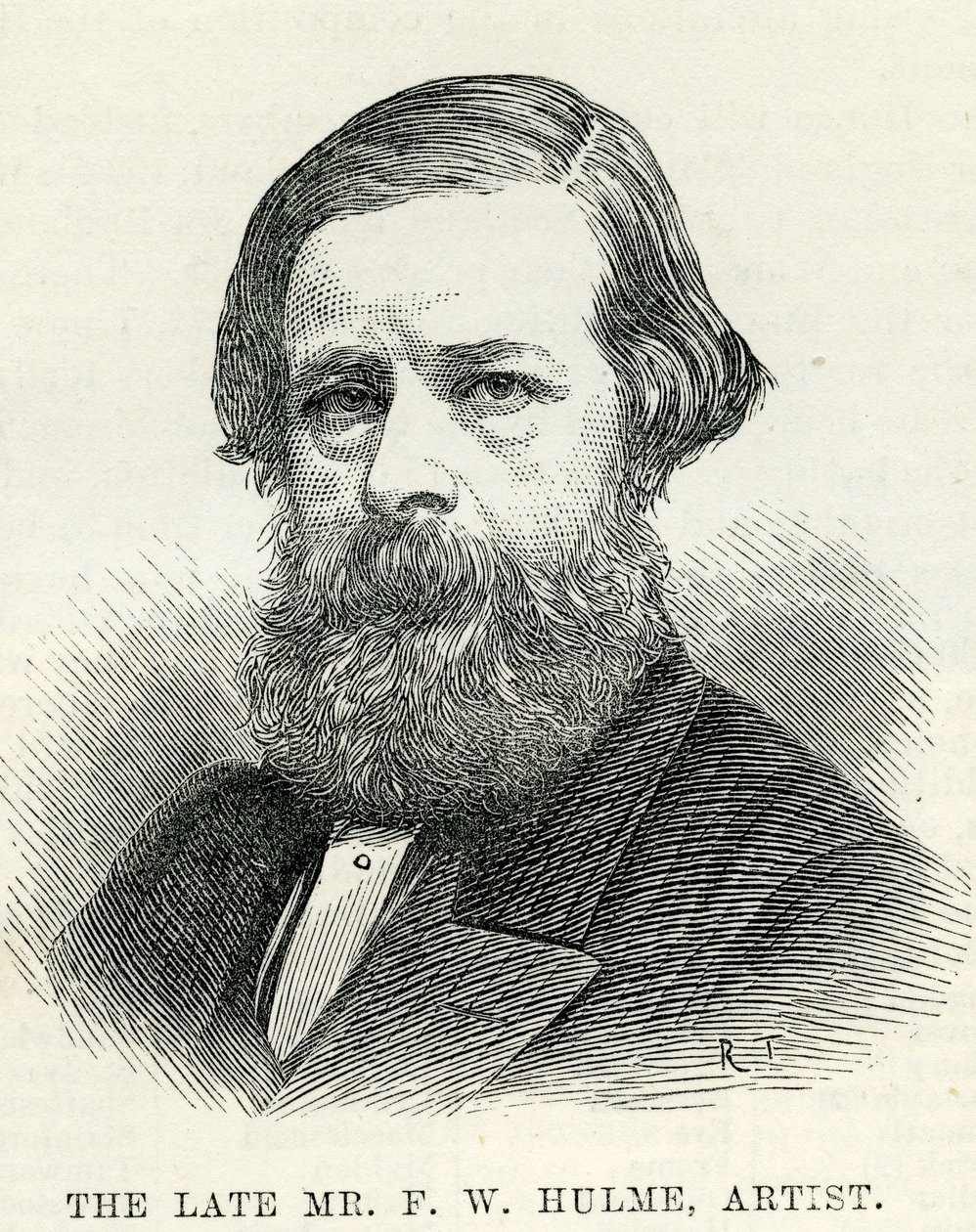 Frederick William Hulme (1816-84) z The Illustrated London News 6 grudnia 1884 autorstwa English School