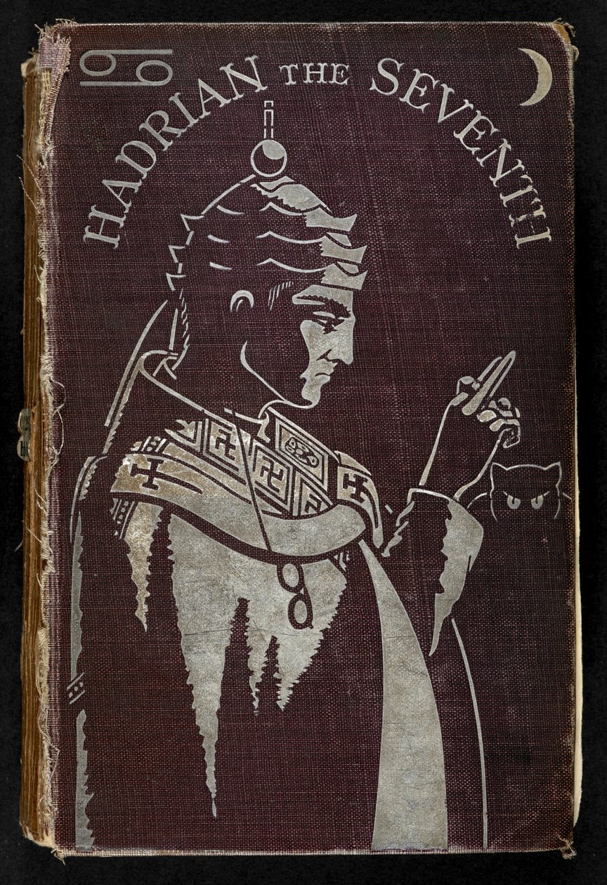 Przednia okładka „Hadriana Siódmego. Romans”, Frederick Rolfe autorstwa English School