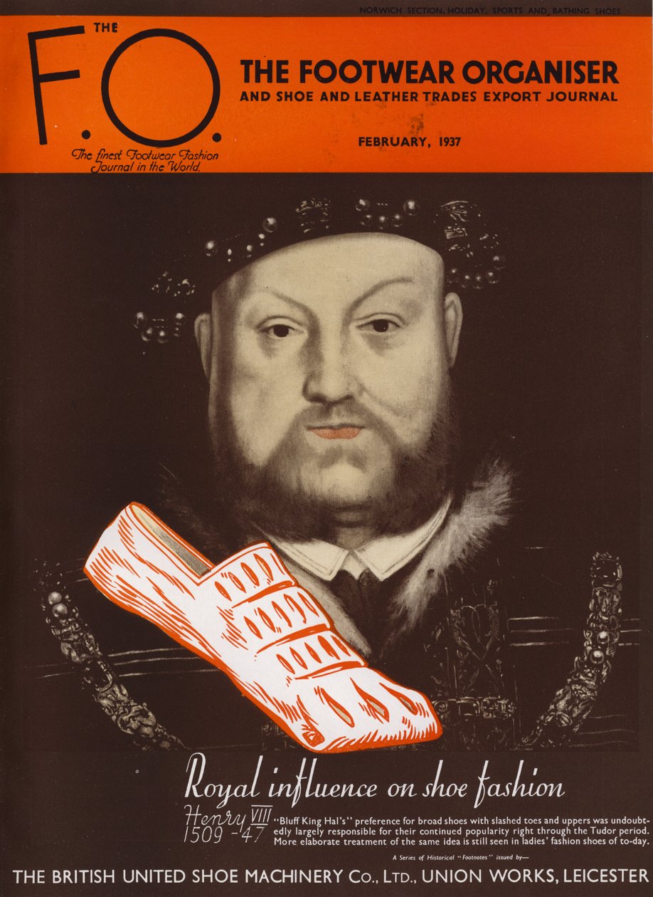 Przednia okładka The Footwear Organiser autorstwa English School